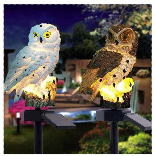 Led-lys Solar-lys HVIT white