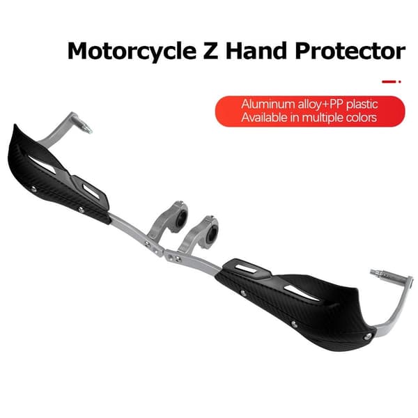Motorcyklar Handskydd Styre VIT white