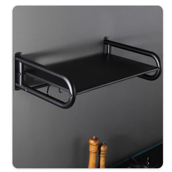 Opbevaringsstativ Aluminium SORT black