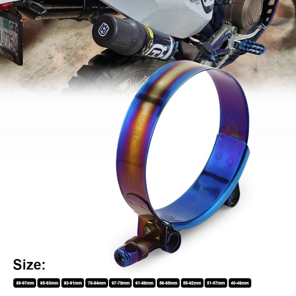 Slangklämma Pipe Fix Clip 2,25''/59-67MM 2,25''/59-67MM 2.25''/59-67mm