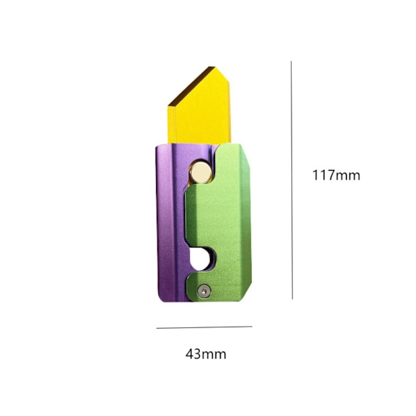 Gravity Porkkana Fidget Toys VIHREÄ VIHREÄ Green