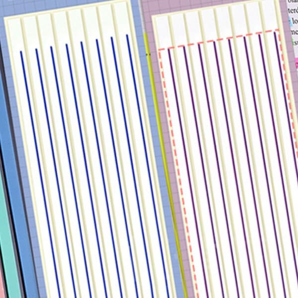 5 Bag Sticky Notes Index Memo Pad BLÅ Blue