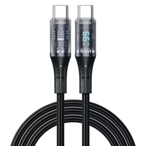 Ladekabel Datakabel SVART TYPE C TIL TYPE C TYPE C TIL TYPE Black Type C to Type C-Type C to Type C