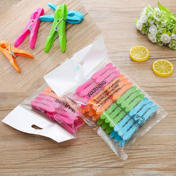 48 stk Tøjklemmer Tøjklemmer Tøjklemme Muti Color