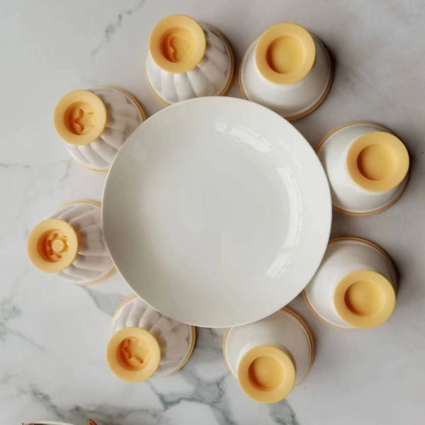 Dampet puddingform Puddingkoppformer A A A