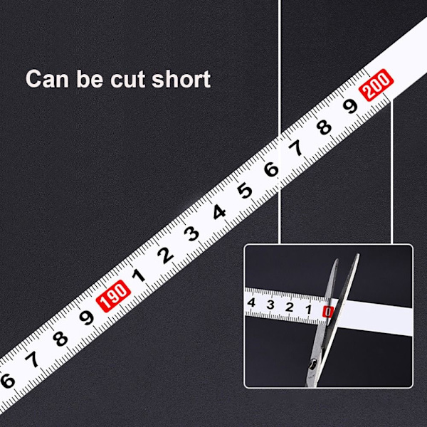 Selvklebende målebånd Arbeidsbenk Linjal HVIT 5MFORWARD white 5mForward-Forward