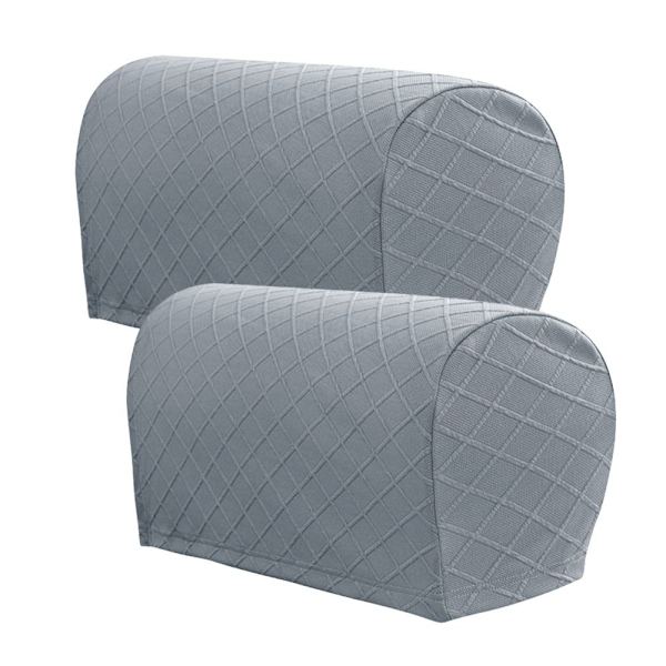 2kpl käsinojan päällinen sohvan cover VAALEANHARMAA Light grey