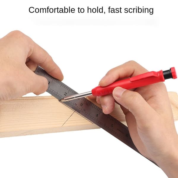 Carpenter Scribing Penna Professionella verktyg GUL SET SET Yellow Set-Set
