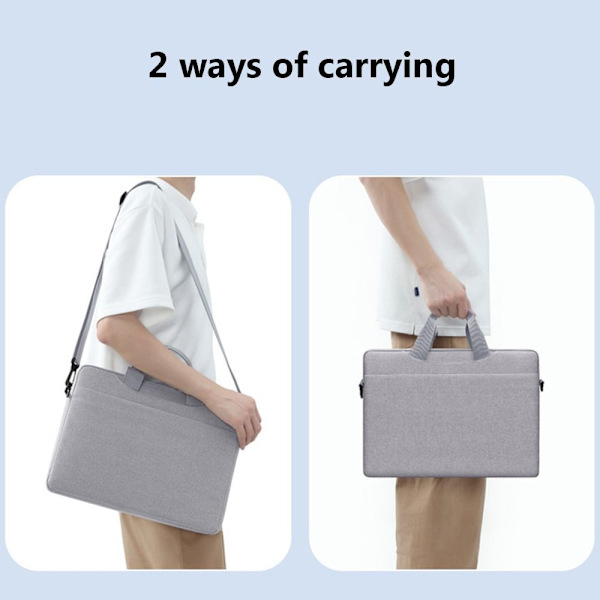 14 15 tums case för bärbar dator handväska GRÅ 14 tum Grey 14 inch