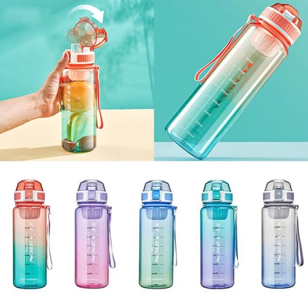 Vannflaske Studentvannkopp GRÅ 850ML 850ML Grey 850ML-850ML