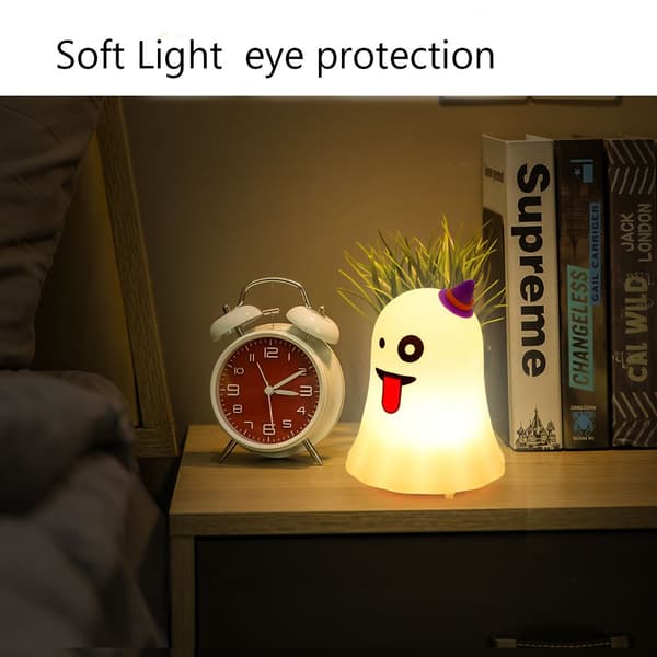 Halloween Party Ghost Grimace Night Light Touch Sensor