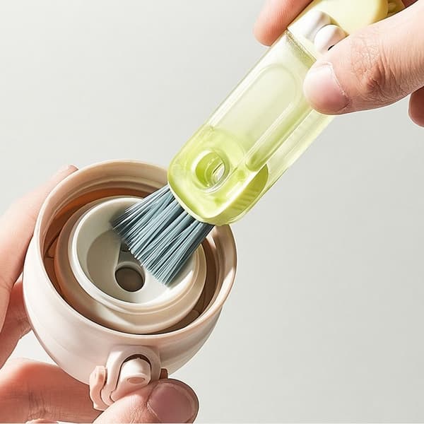 Flaskkopp Lock Brush Cleaner Tools BLÅ blue