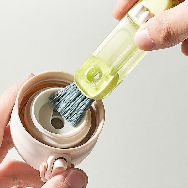 Flaskkopp Lock Brush Cleaner Tools GRÖN green