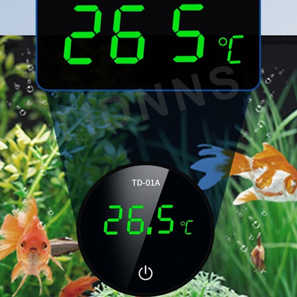 Aquarium termometer LCD digital eksternt termometer Centigrade
