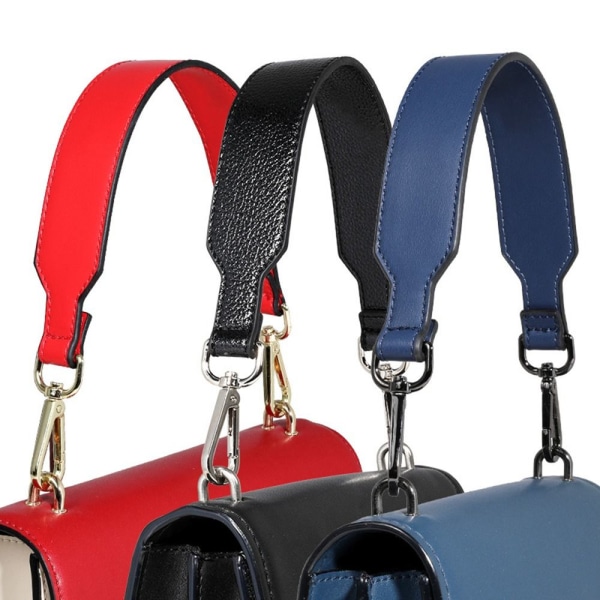 Læder håndtaske strop Firkantet clutch taske håndtag APRIKOS Apricot