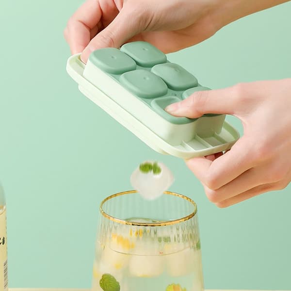 Ice Cube Bar Pallokone Mold VIHREÄ Green