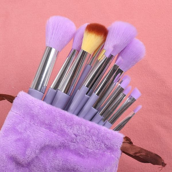 13st Makeup Brush Set Make Up Tools LILA purple