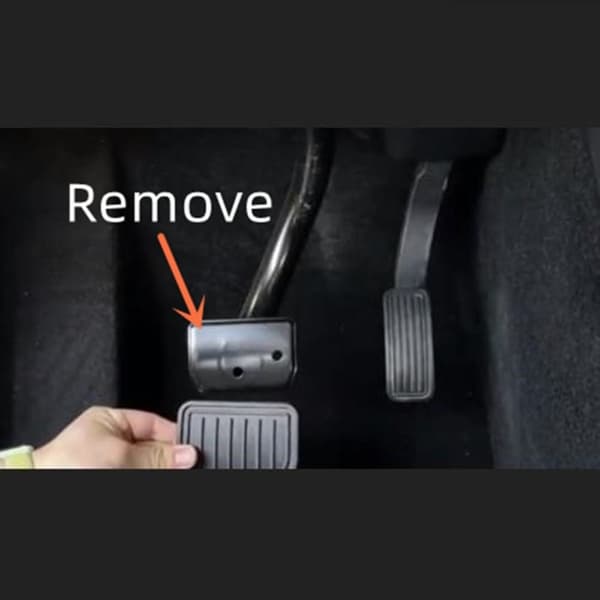 Fotpedaler Cover Pads Mat ANTIKK SØLV antique silver