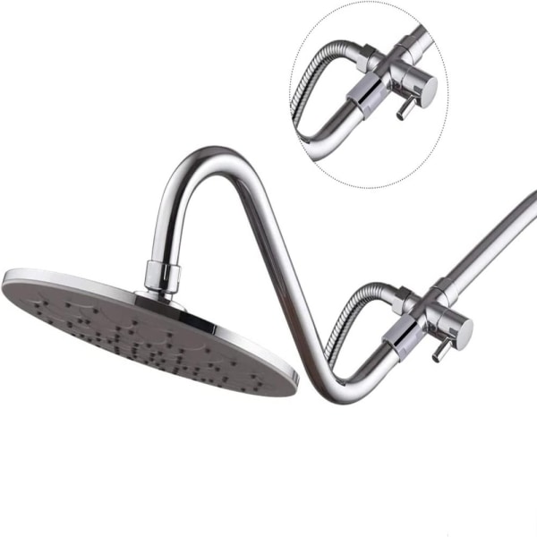 2 STK Brusekobling Messing Rør Fitting Brusehoved Converter 2PCS