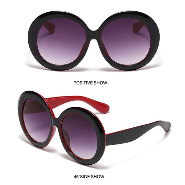 Dame Solbriller Goggle SVART SVART Black