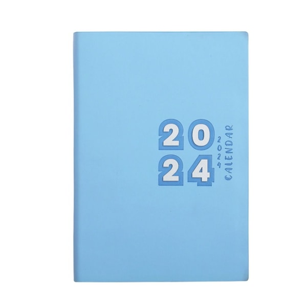 2024 Agenda Bok Kalenderbok BLÅ blue