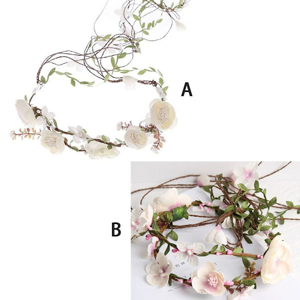 Blomster pannebånd Bohemia Wreath A A A