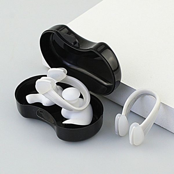 Korvatulppa nenäpidike puku uima-korvatulpat, SET white