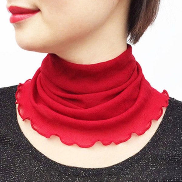 Silkeskjerf False Collar BIG DOTS WHITE BIG DOTS WHITE Big dots white