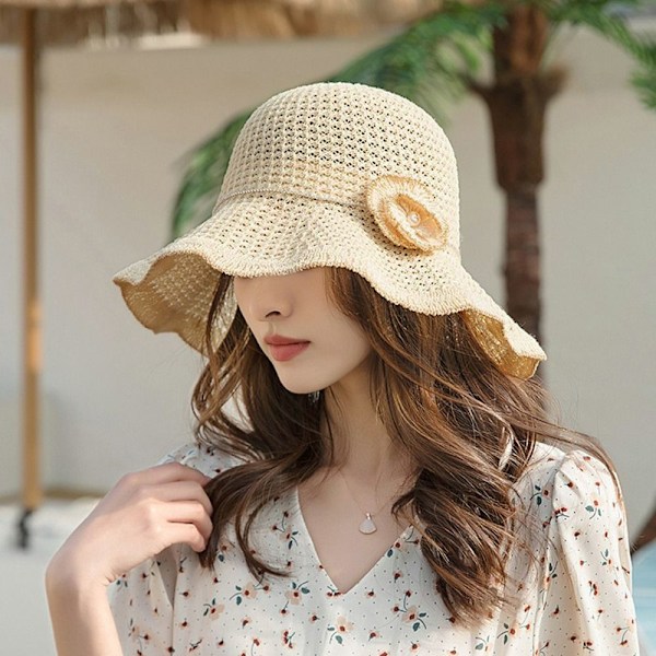 Panamahatt Fiskerhatt BEIGE Beige
