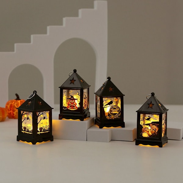 Halloween vindlampe dekorasjon Lys HEKS HEKS witch