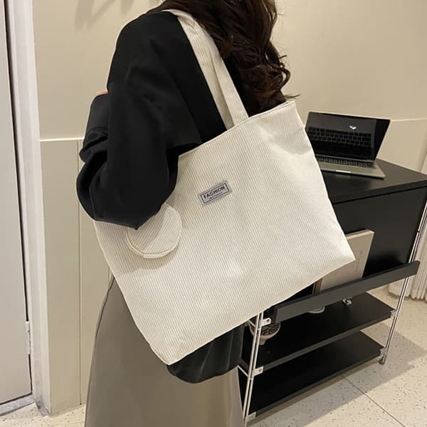 Skuldervesker Tote Bag HVIT white