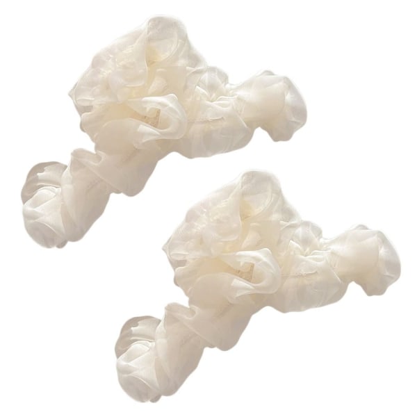 Netting Hårnål Shark Clip HVIT white