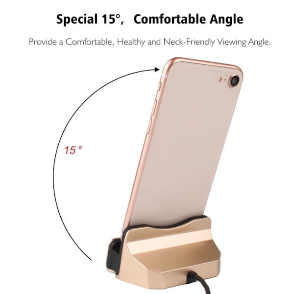 Lader Dock Dock Stand Holder GULL FOR ANDROID FOR ANDROID gold For Android-For Android