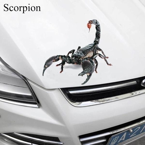 3D Bildekal Autodekor Spider Crawling SCORPION Scorpion