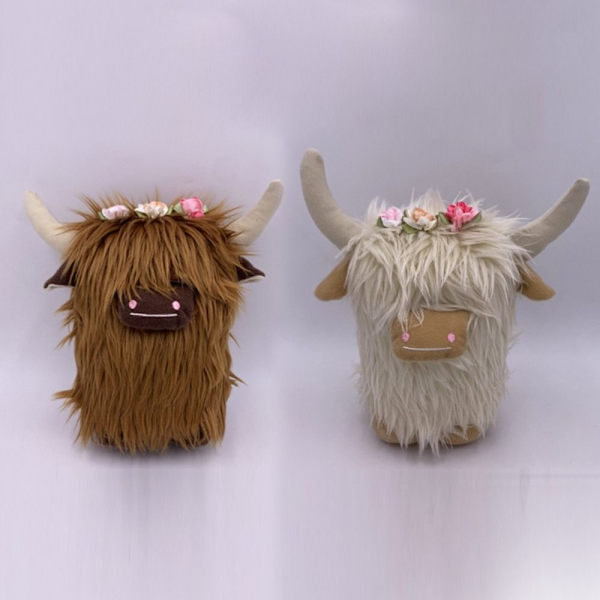 Highland Cow Animal Highland Cattle Plyschleksak C C C