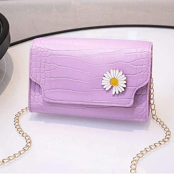 Liten Axelväska Sling Bag LILA purple