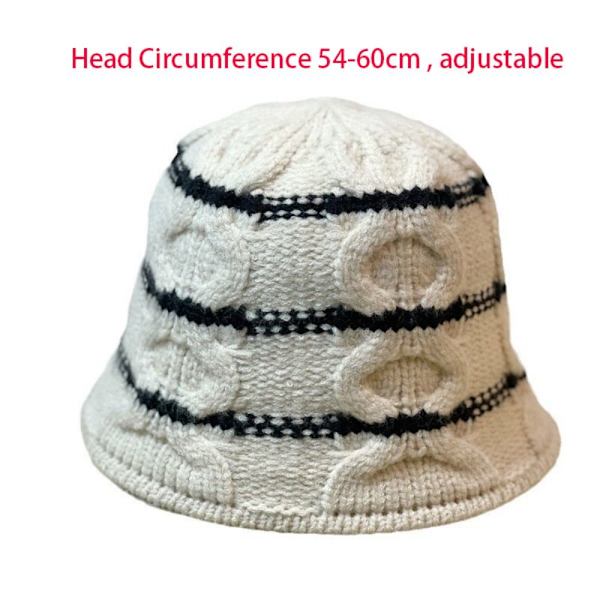 Bucket Hat Winter Beanie BEIGE beige