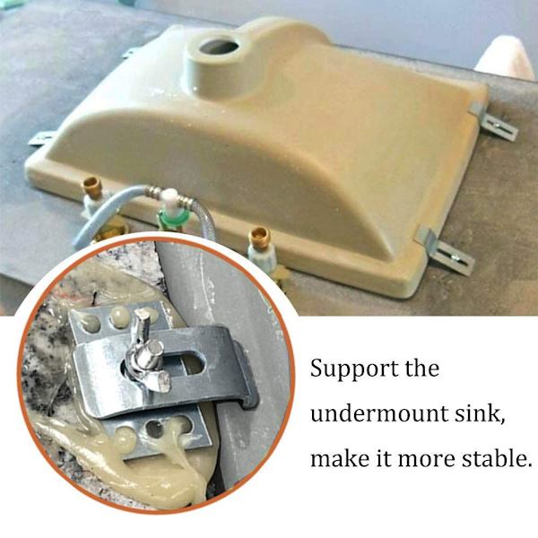 10 Pack Sink Clips Kit Altaan kiinnikkeet Hardware Clips