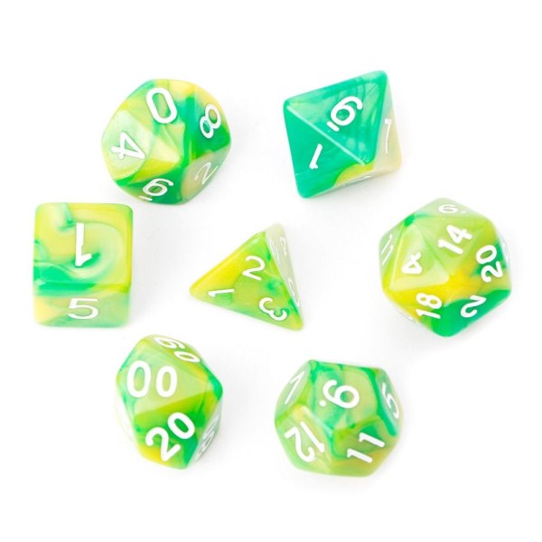 7 kpl / set DND Dice Polyhedral Dice 02 02 02