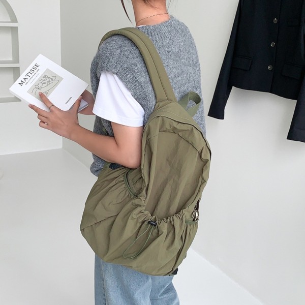 Rygsæk Taske Skuldertaske KHAKI Khaki