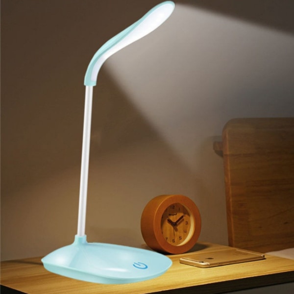 LED-pöytälamppu lukuvalo-vaaleansininen blue
