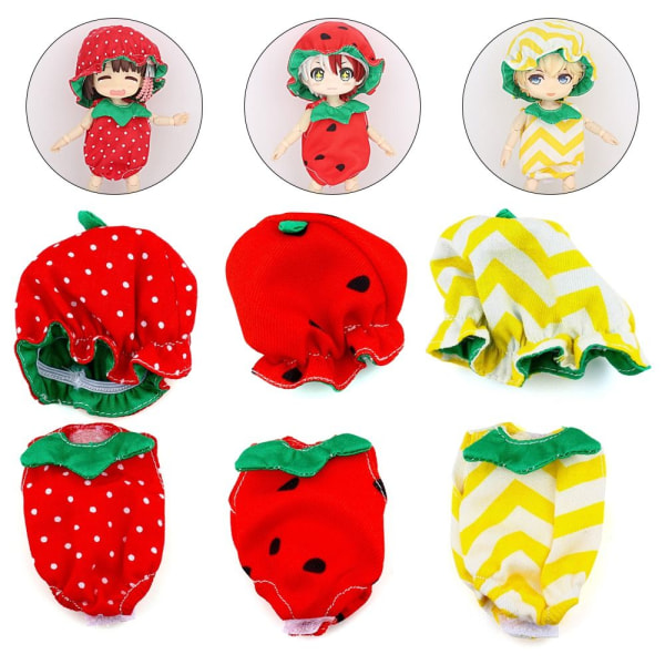 1Sett Mote Jumpsuit Doll Topper Hatter 1 1 1