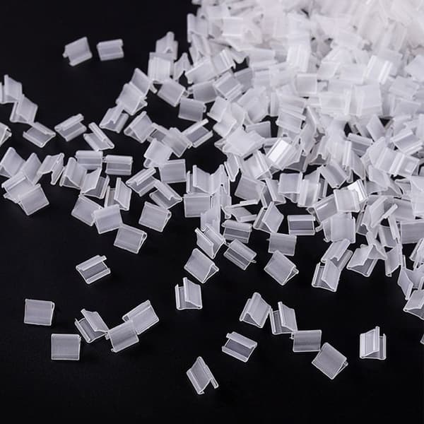 100 stk V Form balloner Forseglingsclips Ballonknapper Clips