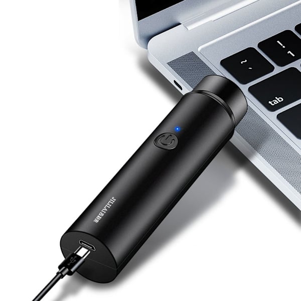 Mini sähköparranajokone parta USB parranajokone SININEN Blue