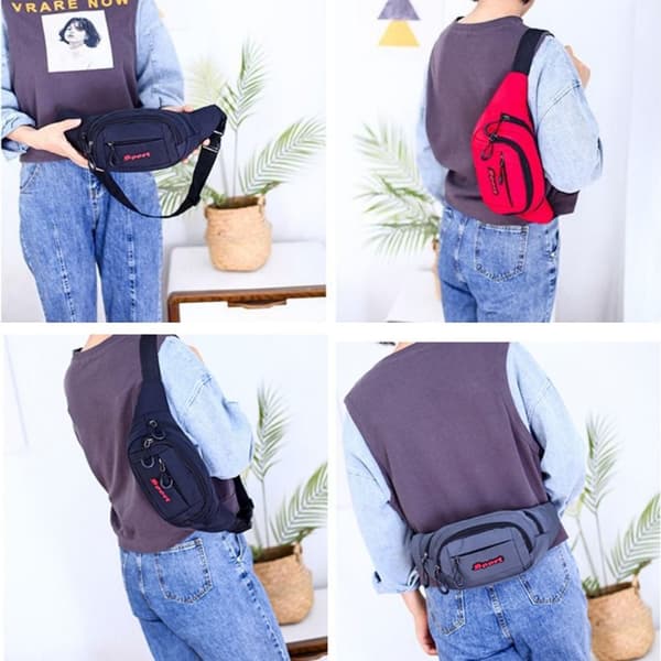 Liten Bältesväska Crossbody Handväskor GRÅ gray