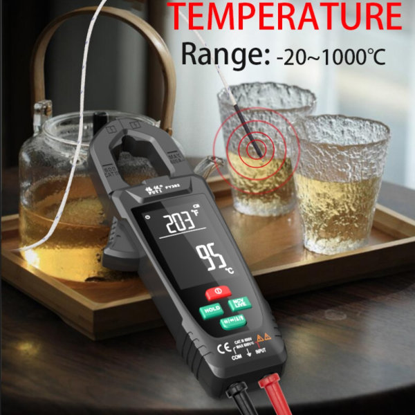 Digital Clamp Meter Smart Multimeter Transistor Testere