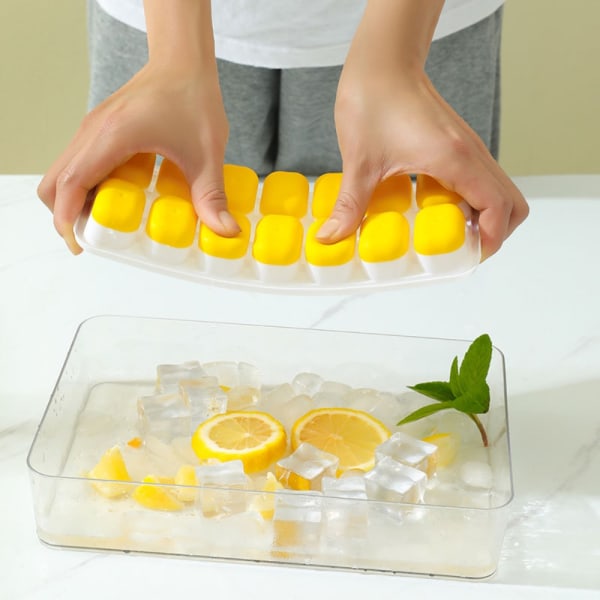 Isbitbrett Ice Cube Maker Form ORANSJE orange