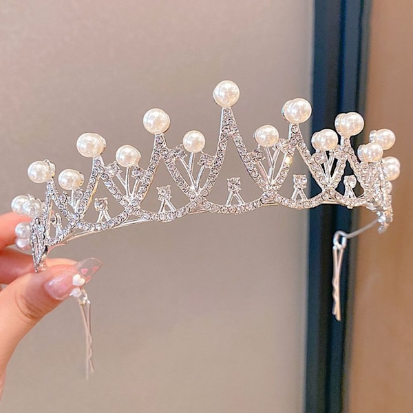 Princess Crown Tiaras Pandebånd STYLE 3 STYLE 3 Style 3