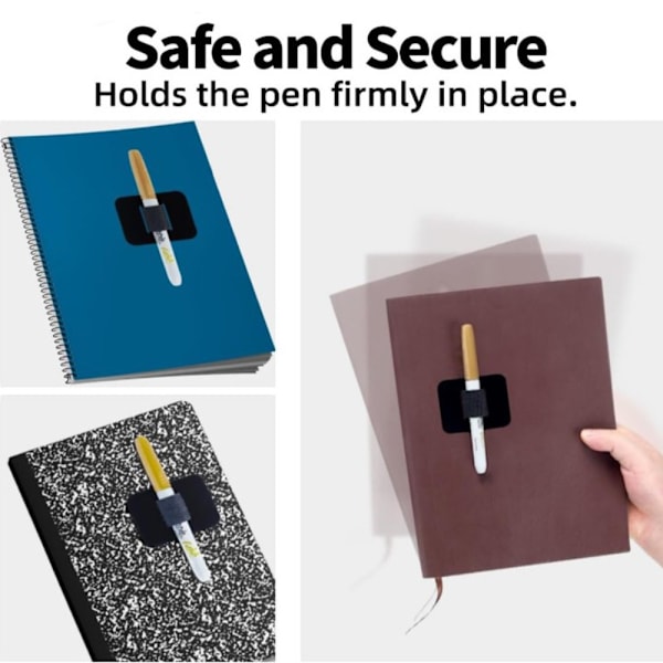 4 Stk Pen Clips Penne Holder BLÅ Blue