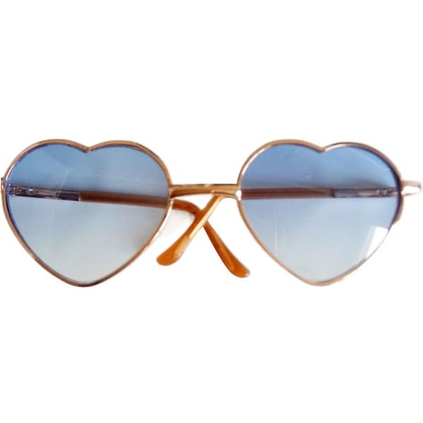 Cute Heart Frame Plush Doll Eyeglasses 2 2 2